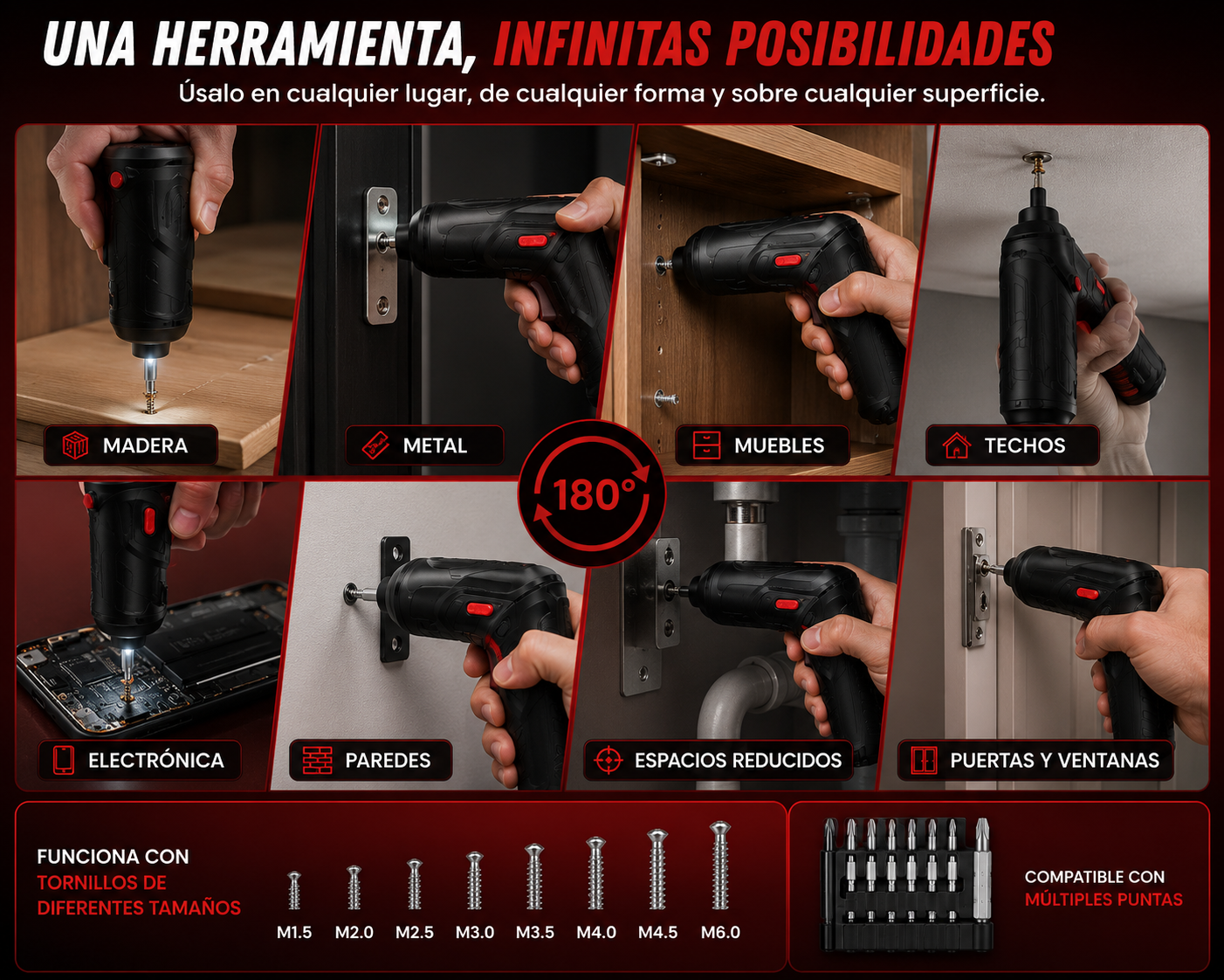 Kit Destornillador Eléctrico - RepairPro™