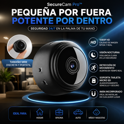 Mini Cámara Espia 1080p HD - SecureCam Pro™