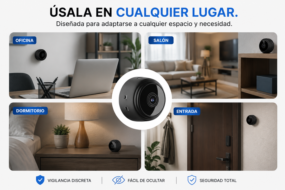 Mini Cámara Espia 1080p HD - SecureCam Pro™