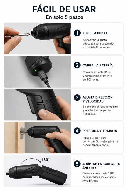 Kit Destornillador Eléctrico - RepairPro™